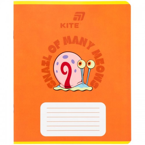 Зошит 18 арк., лін., софт тач + УФ лак об'ємний, SB (Kite)