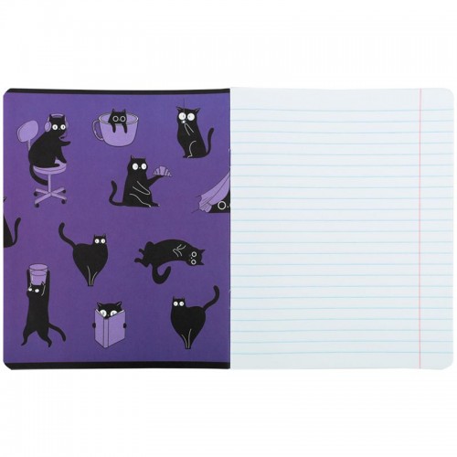 Зошит 12 арк., лін., софт тач + УФ лак об'ємний, Kite OC (Kite)