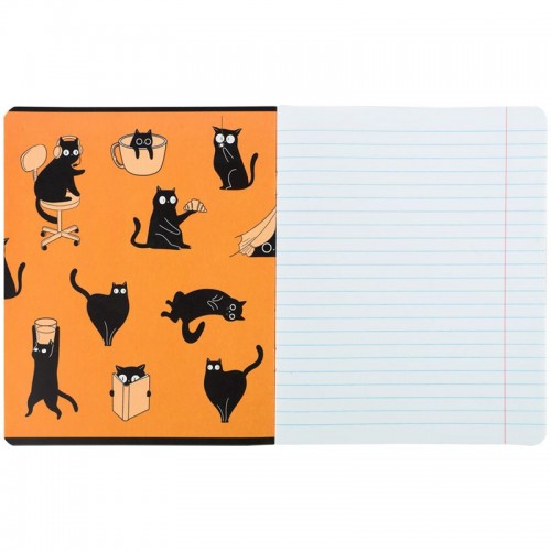 Зошит 12 арк., лін., софт тач + УФ лак об'ємний, Kite OC (Kite)