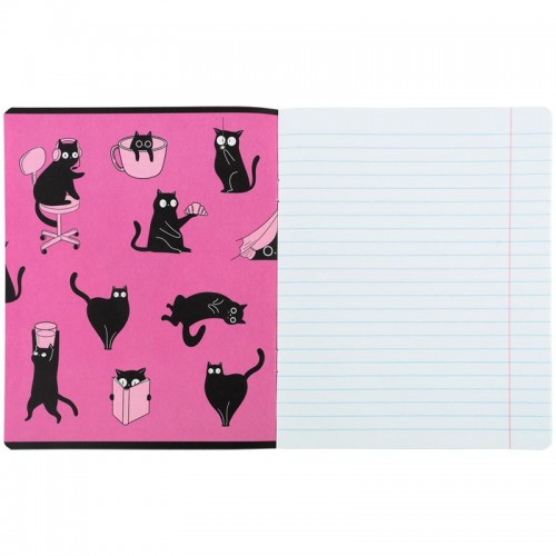 Зошит 12 арк., лін., софт тач + УФ лак об'ємний, Kite OC (Kite)