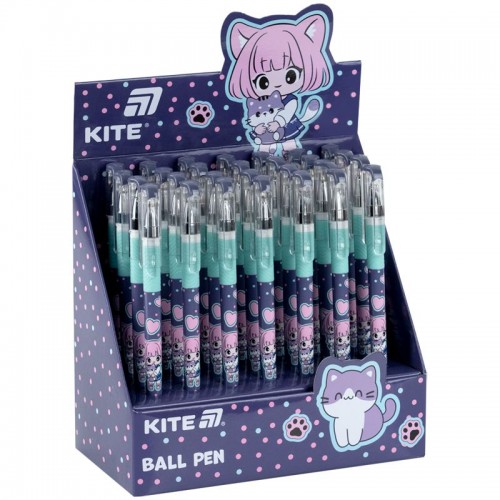 Ручка кулькова Be Friends, синя (Kite)