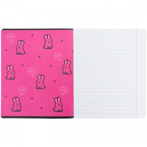 Зошит 18 арк., лін., софт тач + УФ лак об'ємний, Kite OC (Kite)