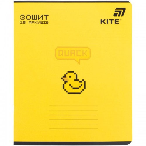 Зошит 18 арк., лін., софт тач + УФ лак об'ємний, Kite OC (Kite)