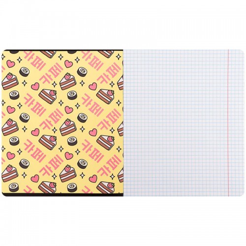 Зошит 18 арк., кл., софт тач + УФ лак, Kite (Kite)