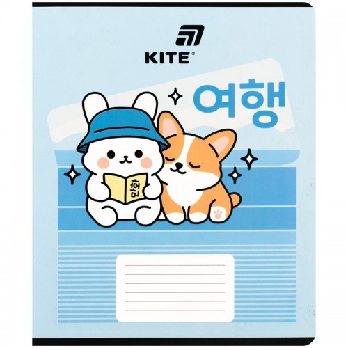 Зошит 18 арк., кл., софт тач + УФ лак, Kite (Kite)