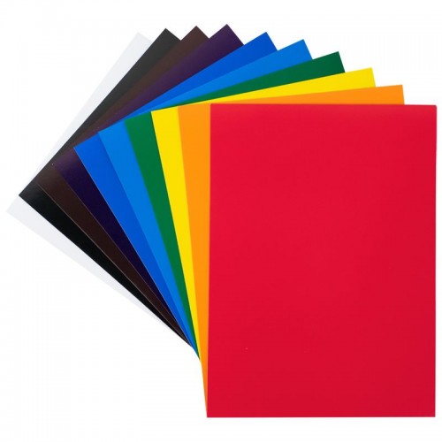 Картон кольоровий одностор. А4 (10арк/ 10кол), папка, Kite (Kite)