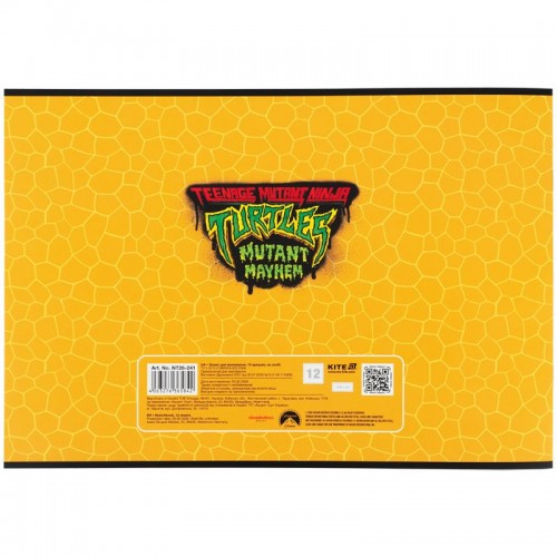 Зошит для малювання, 12 арк., скоба, гібр. лак + УФ лак, NT (Kite)