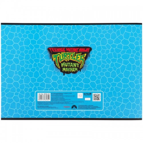 Зошит для малювання, 12 арк., скоба, гібр. лак + УФ лак, NT (Kite)