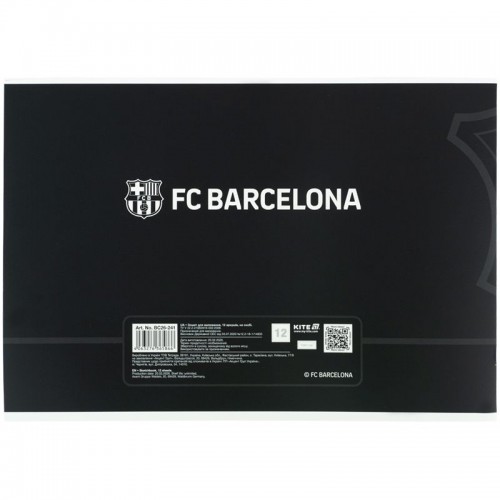 Зошит для малювання, 12 арк., скоба, гібр. лак + УФ лак, BC (Kite)