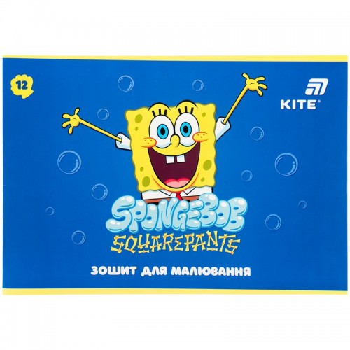 Тетрадь для рисования, 12 л., скоба, гибр. лак + УФ лак, SB (Kite)