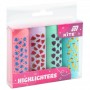 Маркер Highlighter, Kite, набір 4-х, пастель (Kite)