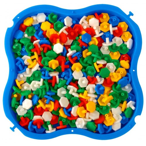 Развивающая игрушка "Мозаика", (голубовато-красный) (TIGRES)