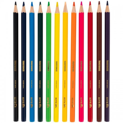 Карандаши цветные, 12 шт. TF (Kite)