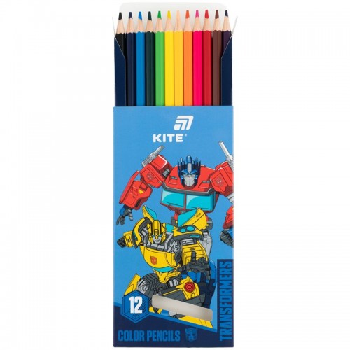 Карандаши цветные, 12 шт. TF (Kite)