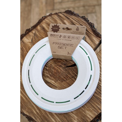 ECO Набір Фризбі 3 шт. (100% recycled) (ELFIKI)