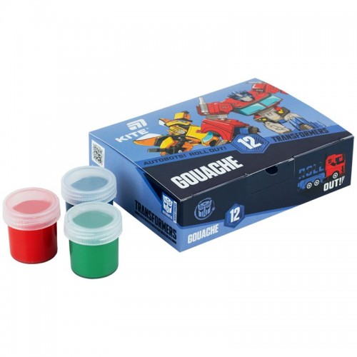 Гуаш, 12 кол., 20 мл TF (Kite)