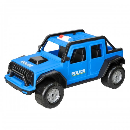 Джип "Титан", реалістичний поліцейський стиль (СИНЯЯ) (TIGRES)