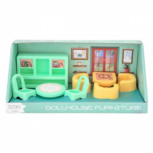 Набір меблів для ляльок (вітальня) 8 елементів (ELFIKI)