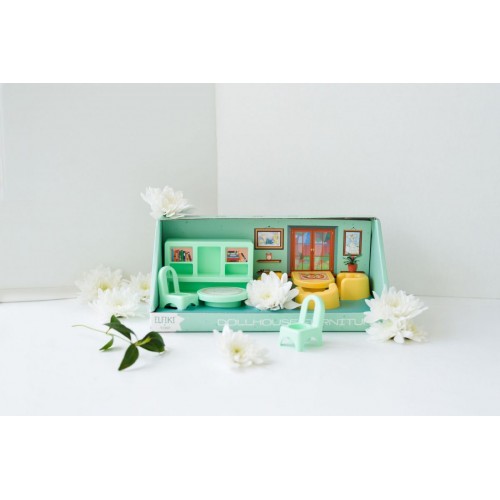 Набір меблів для ляльок (вітальня) 8 елементів (ELFIKI)