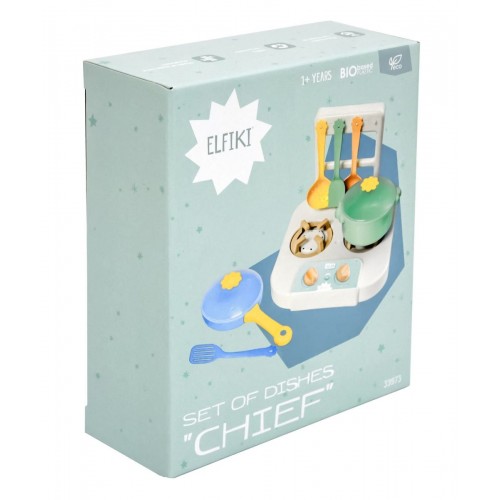 Набір посуду "Шеф кухар" екологічний , ELFIKI (ELFIKI)
