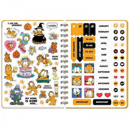 Щоденник на спіралі, тверда обкл., GF (Kite)