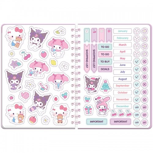 Щоденник на спіралі, тверда обкл., HK (Kite)