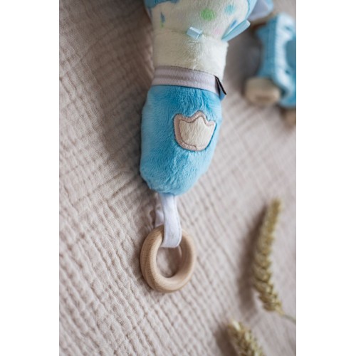 Мʼяка іграшка - брязкальце пташка "Піпо" (ELFIKI)