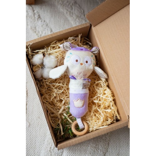 Игрушка - погремушка сова Mия, ELFIKI (ELFIKI)