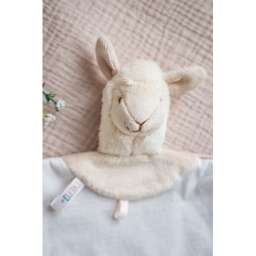 Мʼяка іграшка - текстильна лама Семмі (ELFIKI)