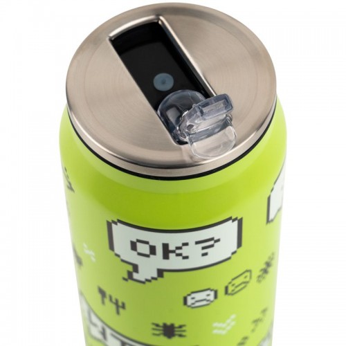 Термочашка з трубочкою, 500мл, Game over (Kite)