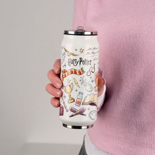 Термочашка з трубочкою, 500мл, HP (Kite)