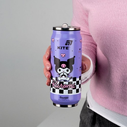 Термочашка з трубочкою, 500мл HK (Kite)