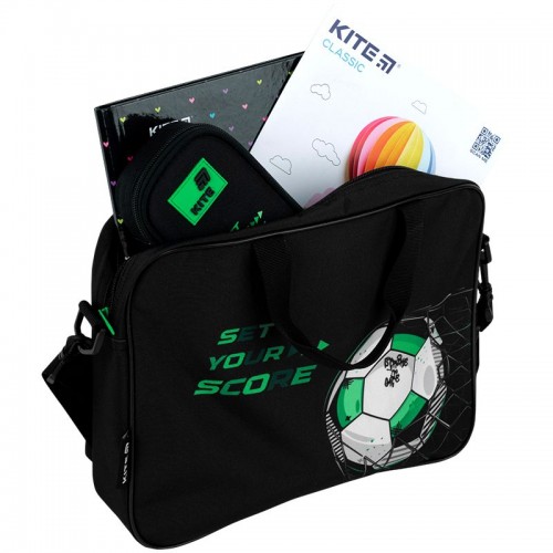 Шкільна текстильна сумка Kite A4, 1 від., 589 Football (Kite)