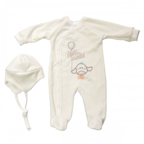 Комбінезон велюровий з шапочкою Піпо, р. 68 (ELFIKI)