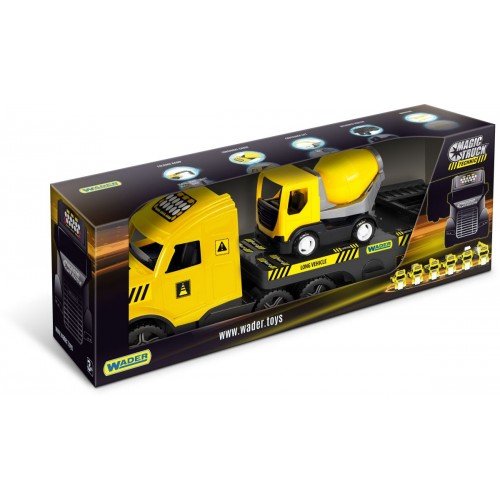 Вантажівка з бетонозмішувачем (Magic Truck Technic) (Wader)