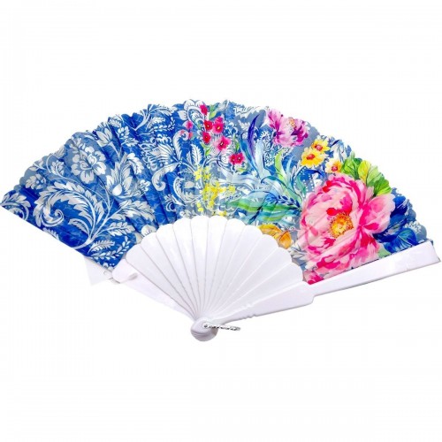 Аксессуар веер, ручной (МИКС ВИДОВ), цветочный принт (MiC)