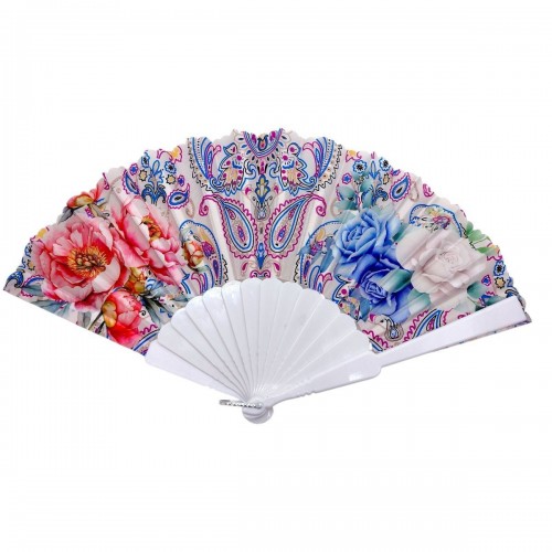 Аксессуар веер, ручной (МИКС ВИДОВ), цветочный принт (MiC)