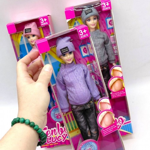 Лялька вагітна "Fenbo Lucy" 29 см (РОЖЕВА) (MiC)