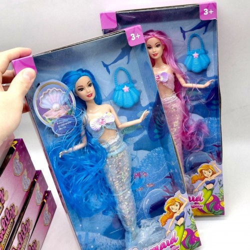Кукла русалка "Mermaid" 30см (РОЗОВАЯ) (MiC)