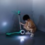 Самокат Micro серії Maxi Deluxe Glow LED – Желейний зелений (Micro)