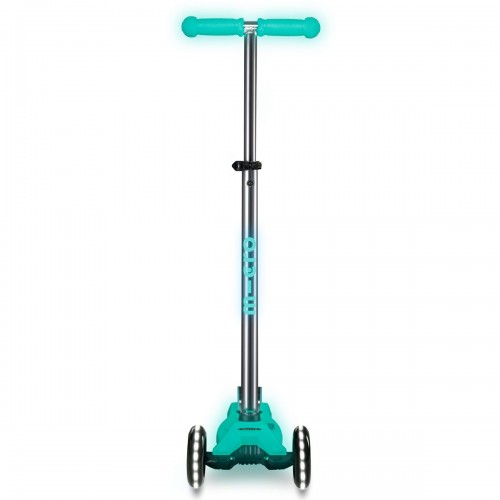 Самокат Micro серії Maxi Deluxe Glow LED – Желейний зелений (Micro)