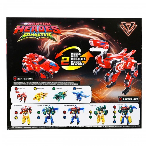 Динозавр-трансформер Dinoster - Мега Дино-Страйк Раптор (DINOSTER)