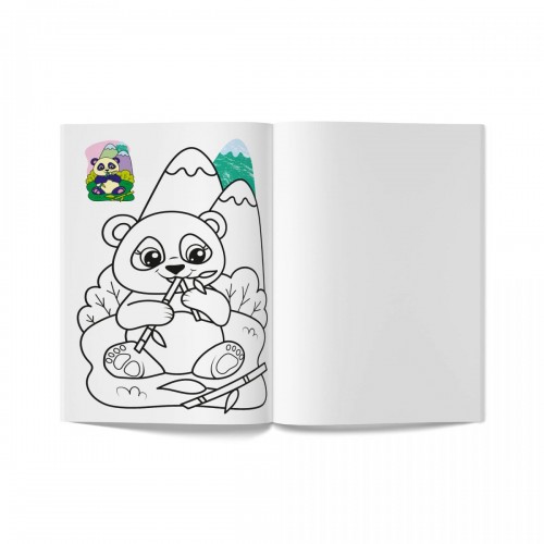 Книга розмальовка "Кольорованка. Тваринки" (Crystal Book)