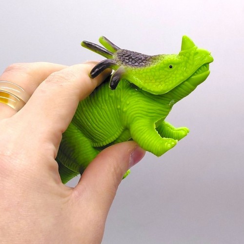 Гумовий динозавр "Dino World" (СИНІЙ) (MiC)