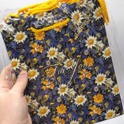 Пакет бумажный 5 шт в упаковке 18х23х10 см (Art studio of Happiness)