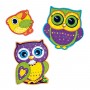 Набір для творчості зі мʼякою мозаїкою та стразами "Містичні сови" (Vladi Toys)