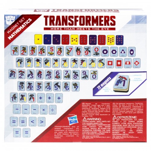 Набор магнитов "Трансформеры: Математика" (MiC)