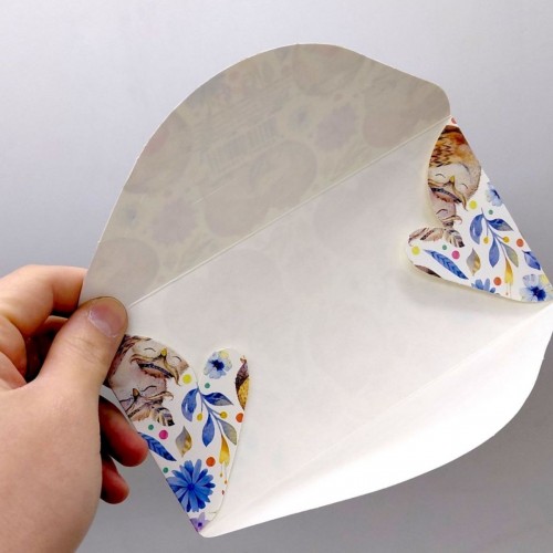 Конверт вітальний (для грошей) набір 10 шт (FIESTA)