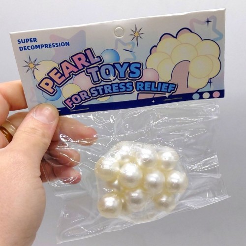 Гра антистрес (силіконова кулька, великі перлинки, в коробці) (MiC)