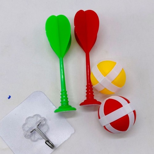 Дартс (герой, 2 шарика, 2 дротика, мишень, крючок) в пакете (MiC)